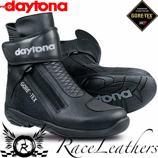 Daytona Arrow Sport GTX Goretex Black Mens Motorcycle Touring Boots - SKU 902ASGTXB36