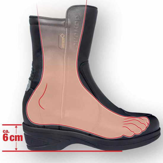 Daytona SL Ladies Pilot Black £344.95 Ladies Motorcycle Touring Boots - SKU 902SLPB37 from RaceLeathers Motorcycle Clothing