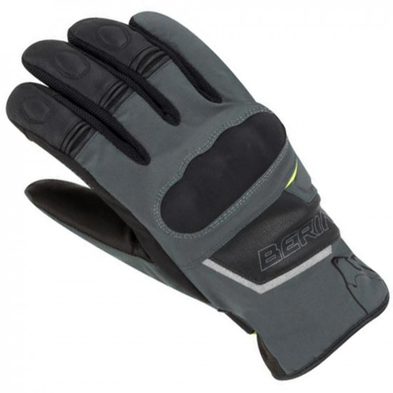 Bering Gourmy Grey Waterproof Motorcycle Gloves