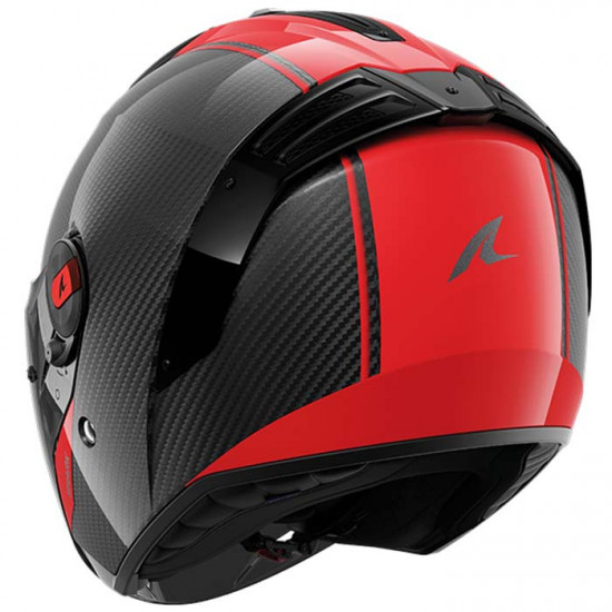 Shark RS Jet Carbon Blank Black Red Open Face Helmets - SKU 235/HE8200E/DRD1
