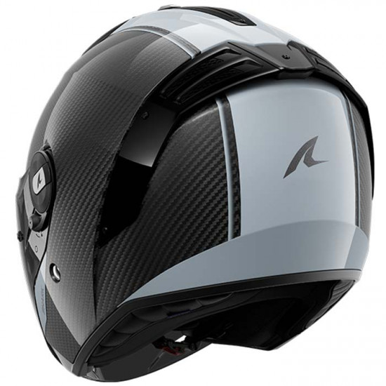 Shark RS Jet Carbon Blank Black Silver £322.99 Open Face Helmets - SKU 235/HE8200E/DSD1 from RaceLeathers Motorcycle Clothing