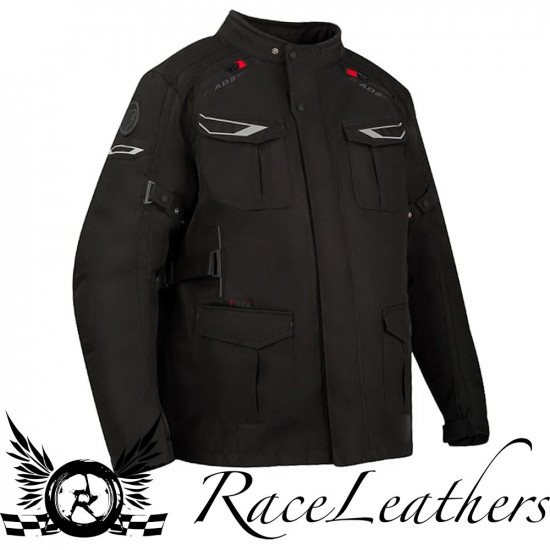 Bering Carlos Kingsize Black Motorcycle Jacket