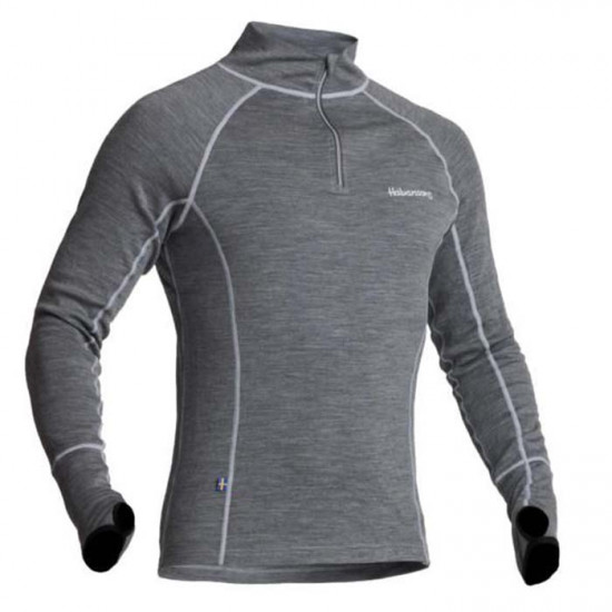 Halvarssons Warm Wool Polo Merino Wool Top