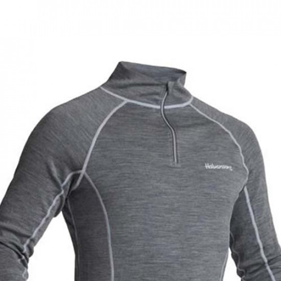 Halvarssons Warm Wool Polo Merino Wool Top £99.95 Base Layers/Underwear - SKU 710221301900 from RaceLeathers Motorcycle Clothing