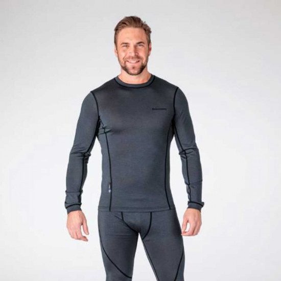 Halvarssons Grey Comfort Sweater Merino Wool & Outlast Top £79.95 Base Layers/Underwear - SKU 710221303970 from RaceLeathers Motorcycle Clothing