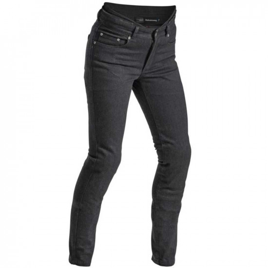 Halvarssons Nyberg Black Stretch Slim Fit Ladies Jeans Ladies Motorcycle Trousers - SKU 7102307020034