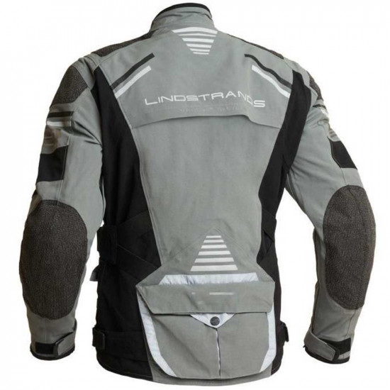 Lindstrands Sunne Grey Laminated Waterproof Mens Motorcycle Jackets - SKU 7202106029048
