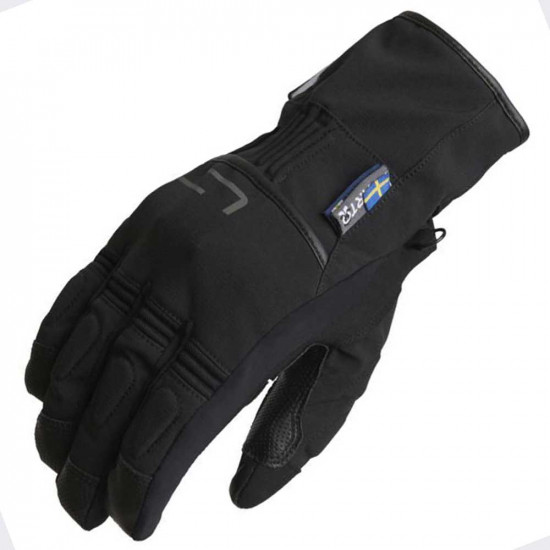 Lindstrands Lillmon Black Waterproof Mens Motorcycle Gloves - SKU 7202112020005