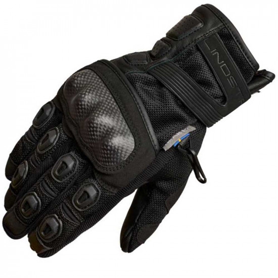 Lindstrands Siljan Black Mesh £69.95 Mens Motorcycle Gloves - SKU 7202212020005 from RaceLeathers Motorcycle Clothing