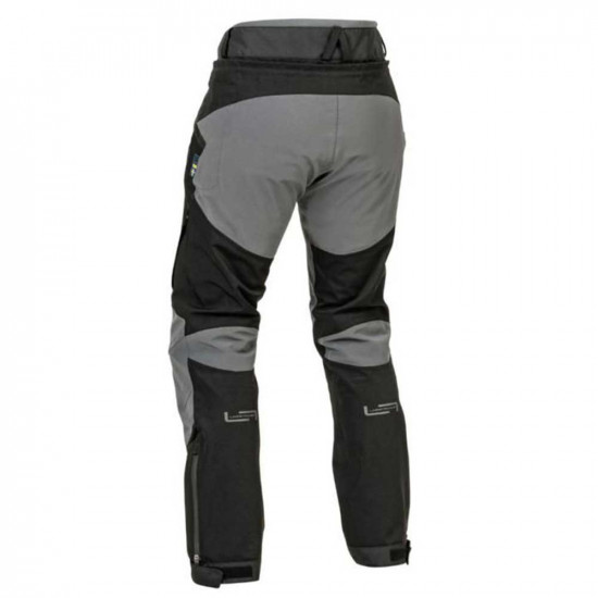 Lindstrands Lofsdalen Black Grey Waterproof £199.95 Mens Motorcycle Trousers - SKU 7202408400948 from RaceLeathers Motorcycle Clothing