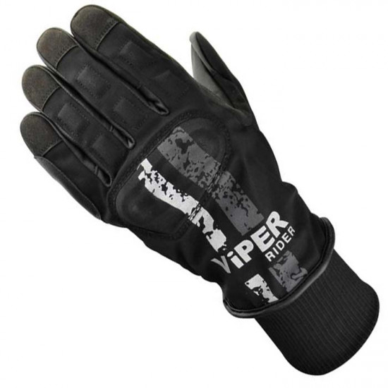 Viper Commuter Waterproof Black Mens Motorcycle Gloves - SKU A318BlackXS