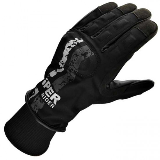 Viper Commuter Waterproof Black Mens Motorcycle Gloves - SKU A318BlackXS