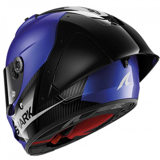 Shark Aeron GP Blank SP Blue Carbon Full Face Helmet £902.49 Full Face Helmets - SKU 200/HE0300E/DBA1 from RaceLeathers Motorcycle Clothing