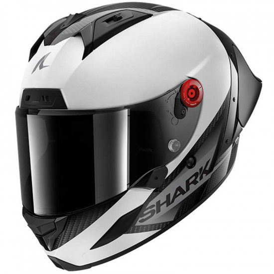 Shark Aeron GP Blank SP White Carbon Full Face Helmet