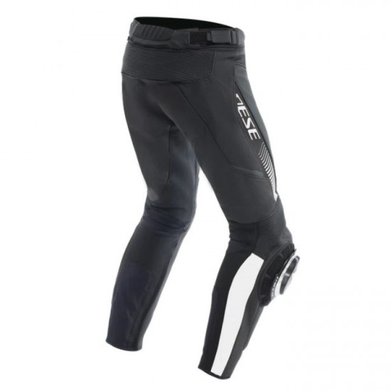 Dainese Super Speed Leather Pants 622 Black White Mens Motorcycle Trousers - SKU 912/155000162244