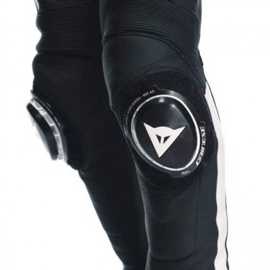 Dainese Super Speed Leather Pants 622 Black White £474.05 Mens Motorcycle Trousers - SKU 912/155000162244 from RaceLeathers Motorcycle Clothing