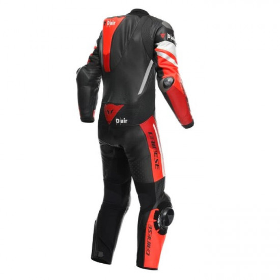 Dainese Misano 3 Perf D-Air 1Pc Suit 12I Black Red White