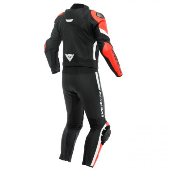 Dainese Avro 4 Leather 2Pcs Suit 54G Black Red White