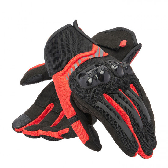 Dainese Mig 3 Air Tex Gloves B78 Black Red