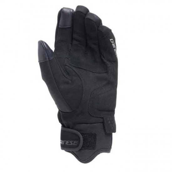 Dainese Tempest 2 D-Dry Short Gloves 001 Black Mens Motorcycle Gloves - SKU 915/181000600101