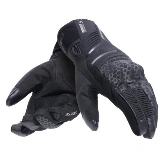 Dainese Tempest 2 D-Dry Short Gloves 001 Black £94.05 Mens Motorcycle Gloves - SKU 915/181000600101 from RaceLeathers Motorcycle Clothing