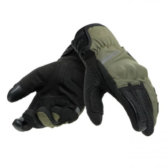 Dainese Trento D-Dry Gloves 52F Black Grape Leaf Mens Motorcycle Gloves - SKU 915/181001152F01
