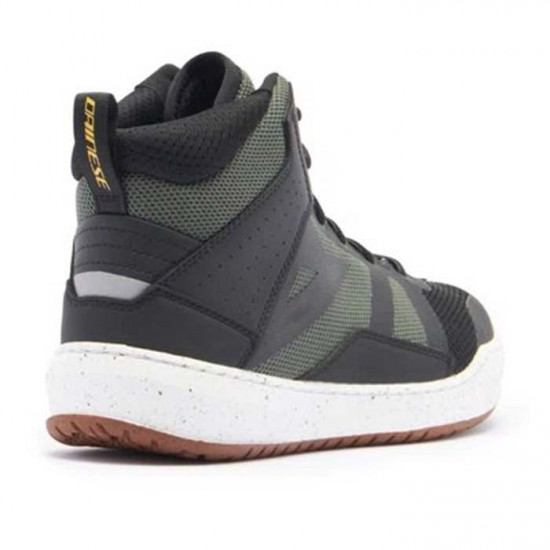 Dainese Suburb Air Shoes 50J Black White Green £151.05 Mens Motorcycle Touring Boots - SKU 916/177001150J39 from RaceLeathers Motorcycle Clothing