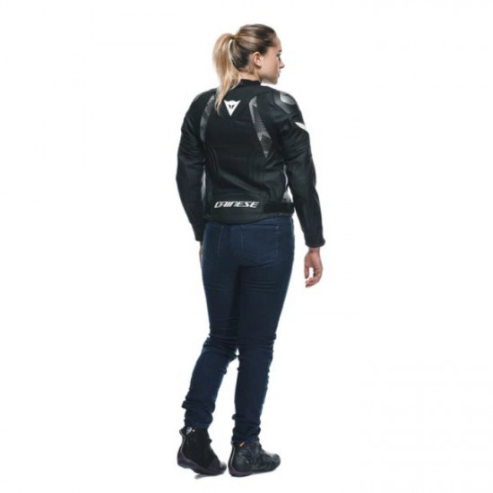 Dainese Avro 5 Ladies Leather Jacket 948 Black White £531.05 Ladies Motorcycle Jackets - SKU 911/153000294838 from RaceLeathers Motorcycle Clothing