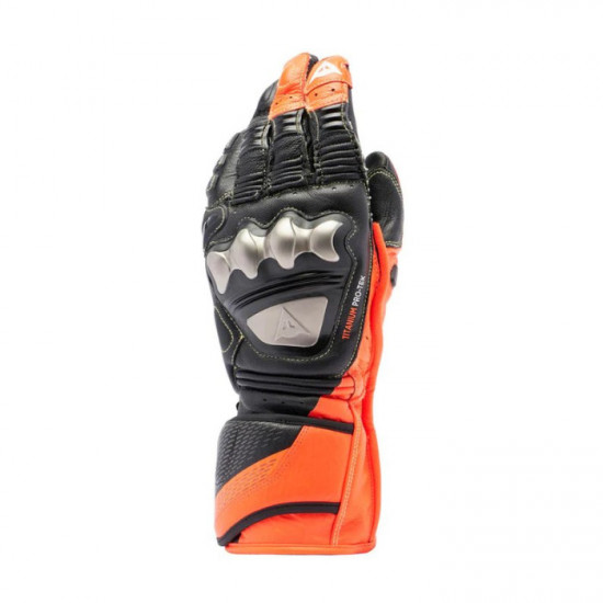 Dainese Full Metal 7 Gloves 628 Black Fluo Red