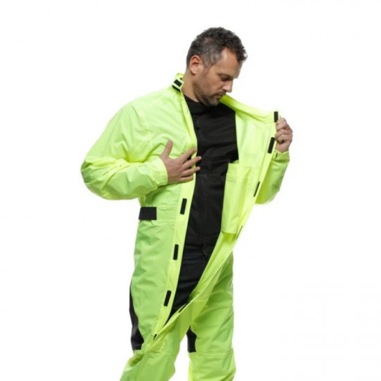 Dainese Ultralight Rain Suit 041 Fluo Yellow Waterproofs - SKU 918/163000404102