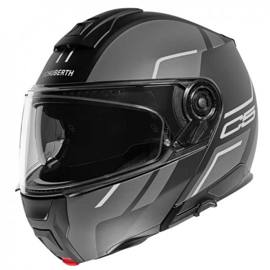 Schuberth C5 Master Grey Flip Up Front Modular Helmet Flip Front Motorcycle Helmets - SKU 910C5MAGY53