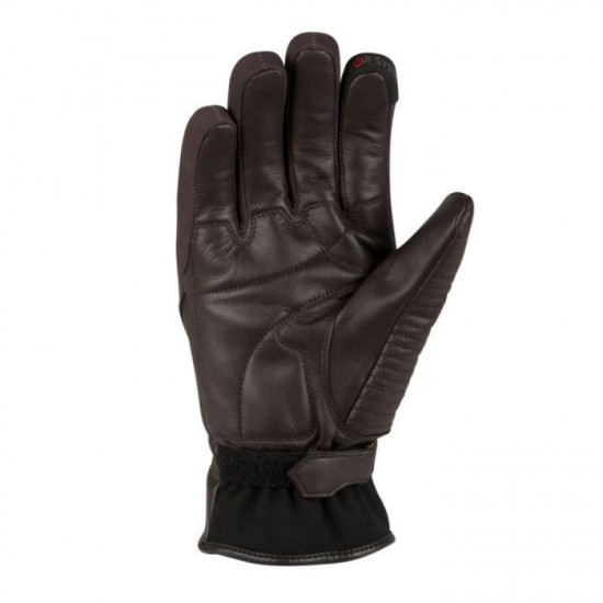 Segura Synchro Brown Waterproof Leather Gloves Mens Motorcycle Gloves - SKU 75SGH573T08