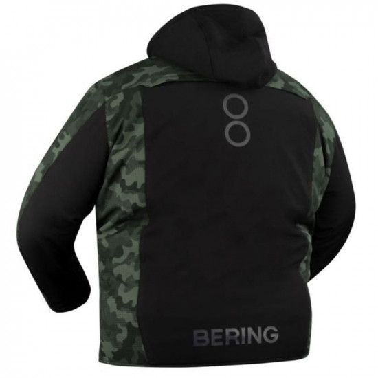 Bering Davis King Size Black Camo Waterproof Jacket Mens Motorcycle Jackets - SKU 77BTB18251L
