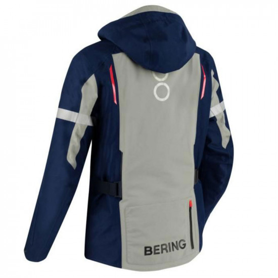 Bering Austral Navy Grey Red Goretex Laminate Waterproof Jacket