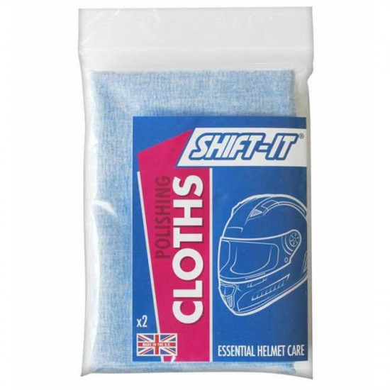 Shift It Motorcycle Helmet Polishing Cloth Pack Of 2