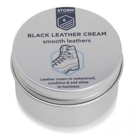 Storm Leather Cream Black 
