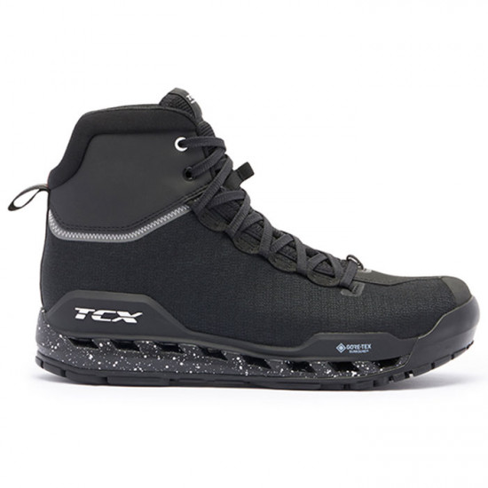 TCX Climatrek Surround GTX Waterproof Black White Boot £198.55 Mens Motorcycle Touring Boots - SKU 130/9T7156G62238 from RaceLeathers Motorcycle Clothing