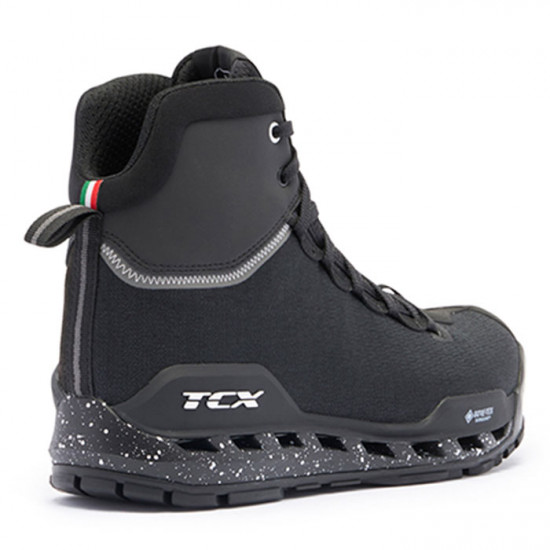 TCX Climatrek Surround GTX Waterproof Black White Boot Mens Motorcycle Touring Boots - SKU 130/9T7156G62238