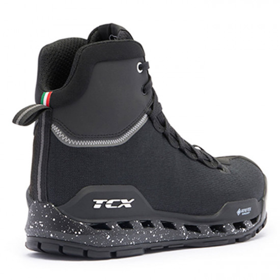 TCX Climatrek Surround GTX Waterproof Black White Boot £198.55 Mens Motorcycle Touring Boots - SKU 130/9T7156G62238 from RaceLeathers Motorcycle Clothing