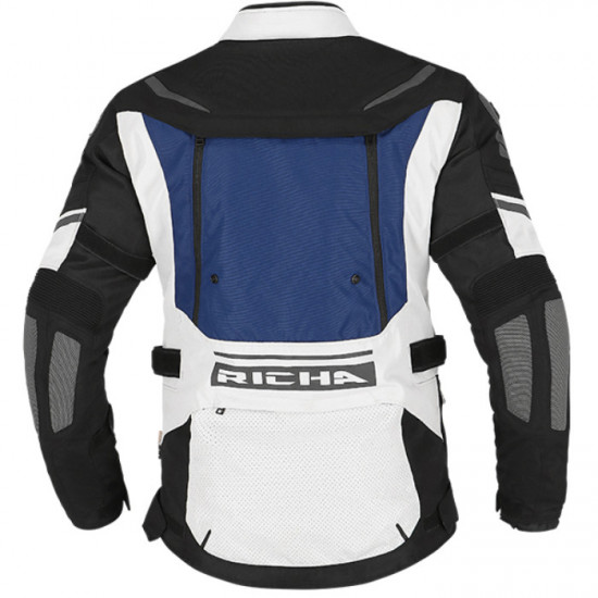 Richa Infinity 2 Adventure Grey Blue Waterproof Jacket