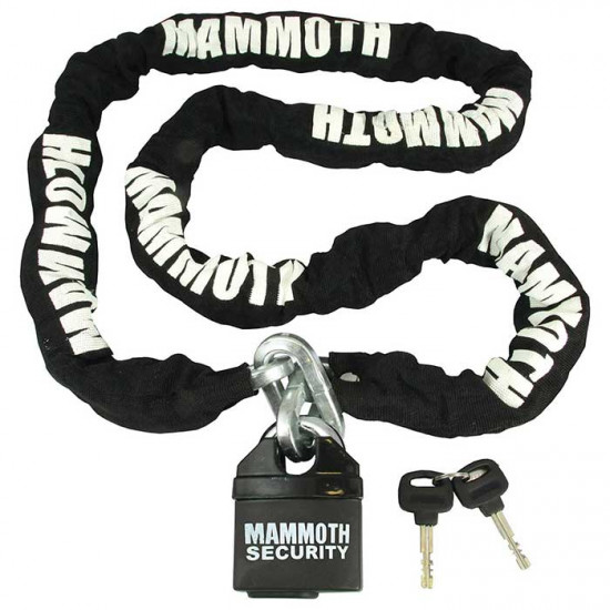 Mammoth 10mm X 1.8m Square Lock & Chain Security - SKU LOCMAM