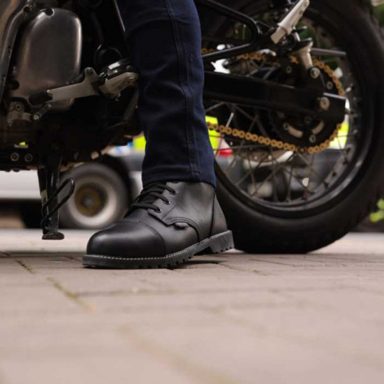 Oxford Merton 2.0 Mens Boots Black £129.99 Mens Motorcycle Touring Boots - SKU BM23010140 from RaceLeathers Motorcycle Clothing