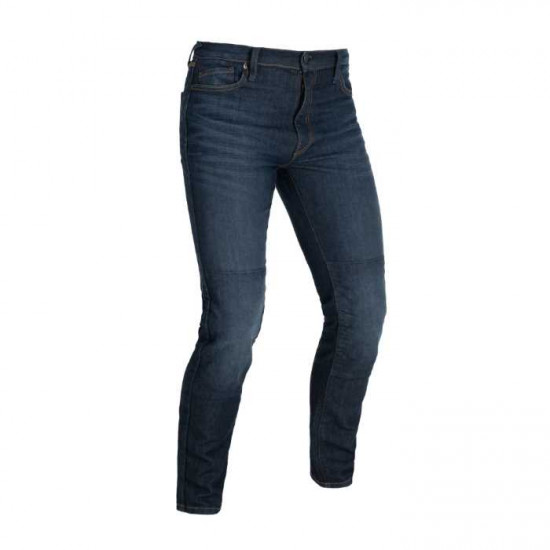 Oxford OA AAA Slim Mens Jeans Dark Aged Short Motorcycle Jeans - SKU DM2211023030