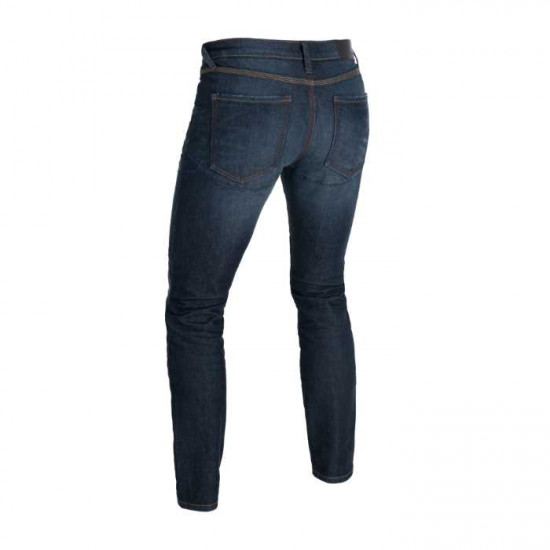 Oxford OA AAA Slim Mens Jeans Dark Aged Short Motorcycle Jeans - SKU DM2211023030