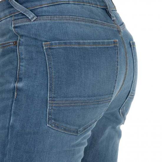 Oxford Original Approved AA Jean Slim Mens Mid Blue Short £149.99 Motorcycle Jeans - SKU DM2291043030 from RaceLeathers Motorcycle Clothing