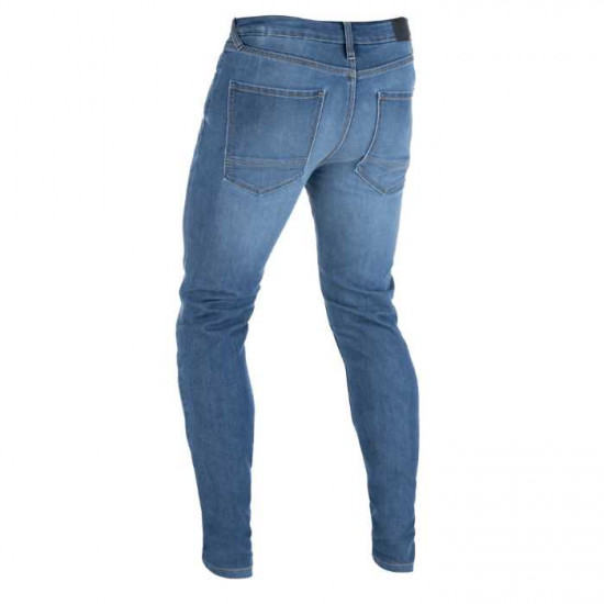 Oxford Original Approved AA Jean Slim Mens Mid Blue Long Motorcycle Jeans - SKU DM2291043034