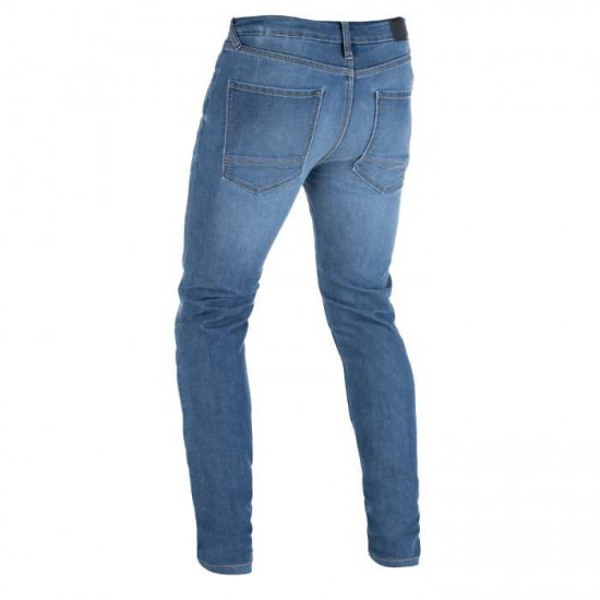 Oxford Original Approved AA Jean Straight Mens Mid Blue Long