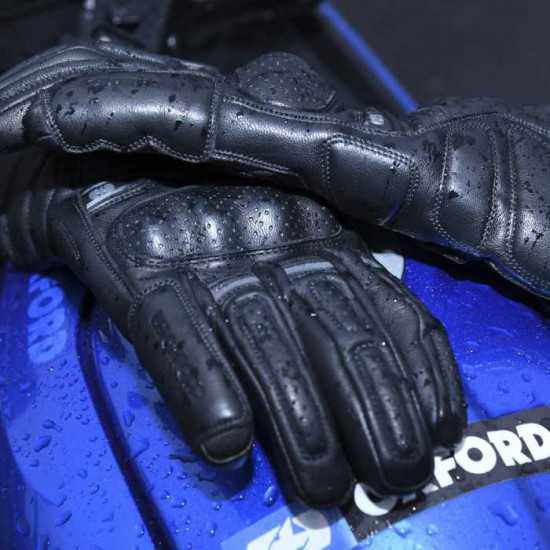 Oxford Hamilton WP Mens Glove Tech Black £79.99 Mens Motorcycle Gloves - SKU GM1972012XL from RaceLeathers Motorcycle Clothing