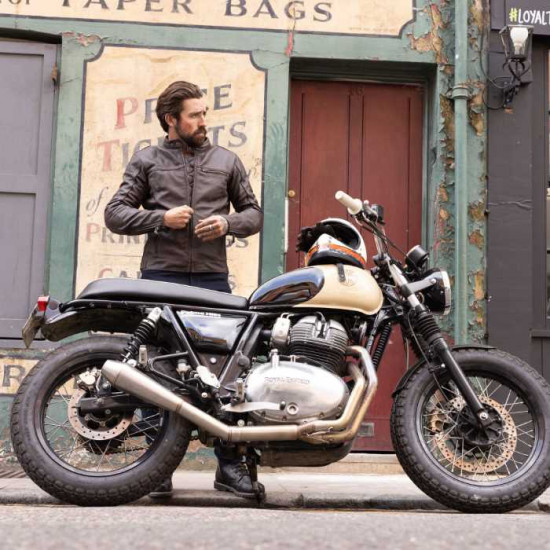 Oxford Walton Mens Leather Jacket Brown £239.99 Mens Motorcycle Jackets - SKU LM1703022XL from RaceLeathers Motorcycle Clothing