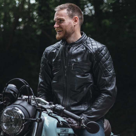 Oxford Route 73 2.0 Mens Jacket Black £279.99 Mens Motorcycle Jackets - SKU LM2002012XL from RaceLeathers Motorcycle Clothing